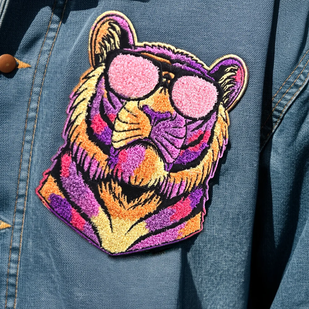 Tiger chenille patch