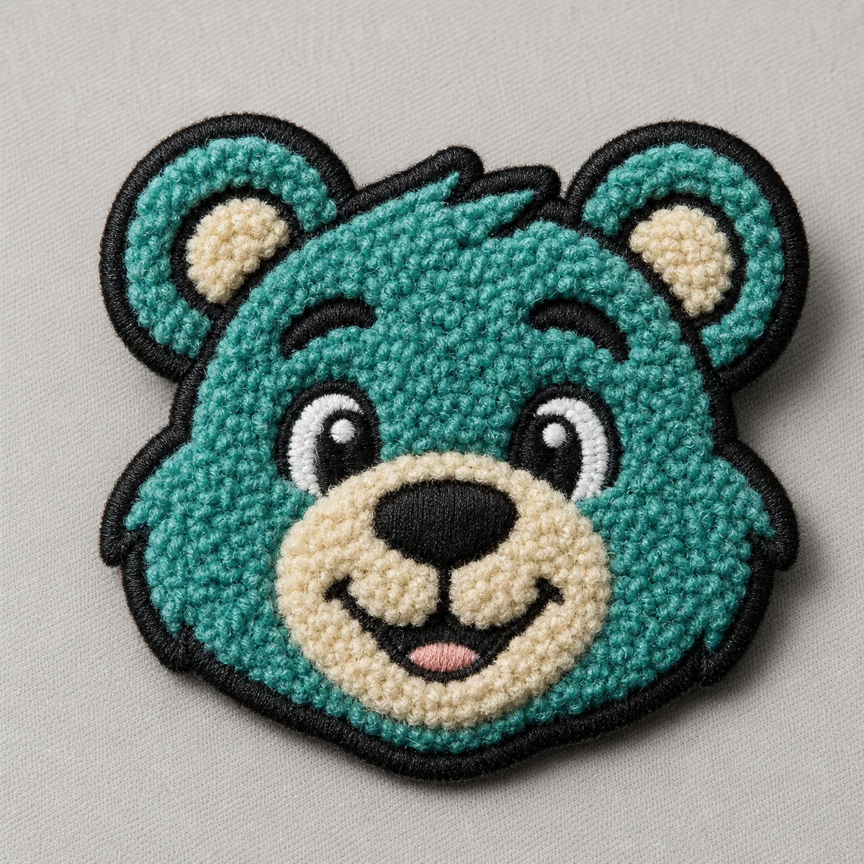 Chenille mascot patch case