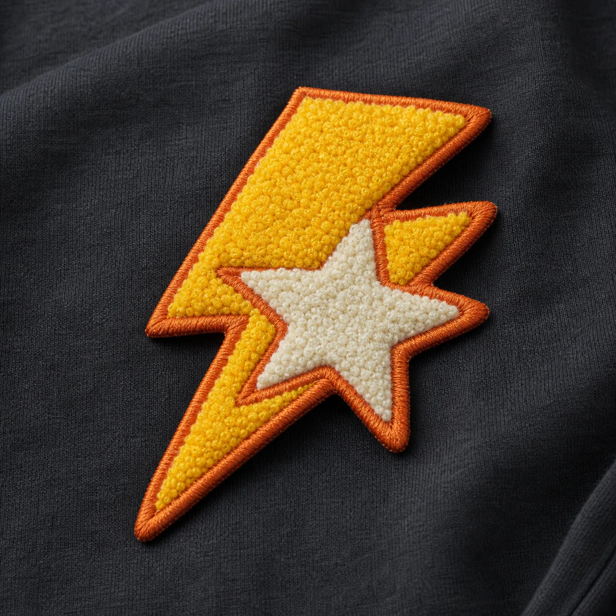 Custom chenille patches for streetwear apparel