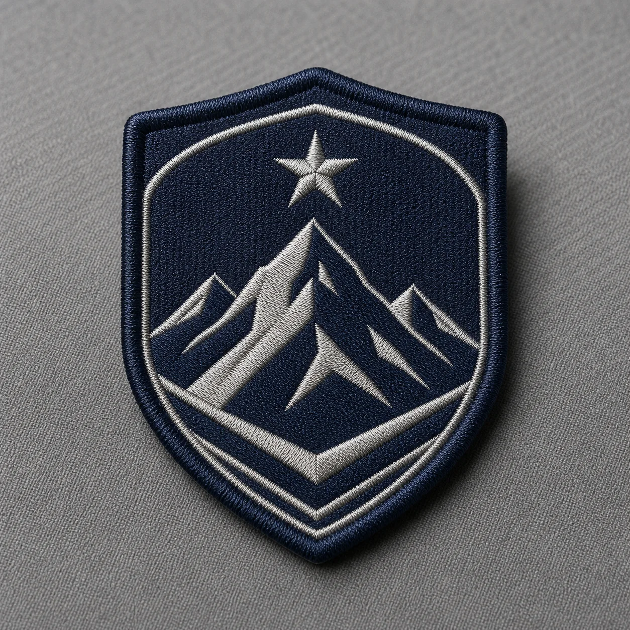 Embroidered uniform patch case
